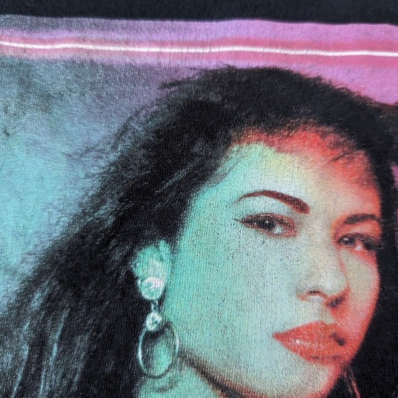 Original Selena Merchandise Black T-shirt M - Picture 2 of 4